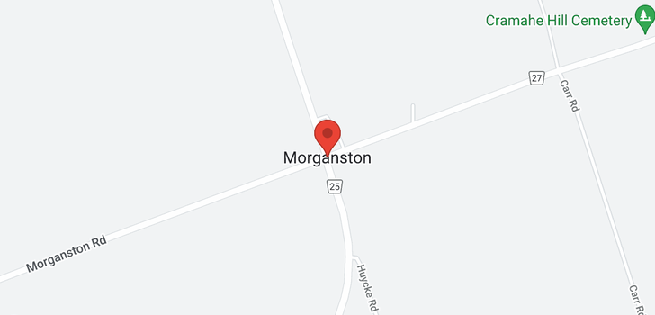 map of 1042 MORGANSTON ROAD